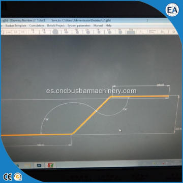 Máquina de flexión de la barra de bus CNC automática hidráulica